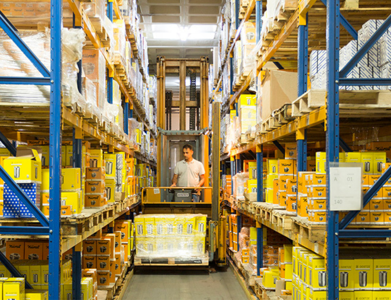 Dar Koridor Anbar Raf Sistemləri